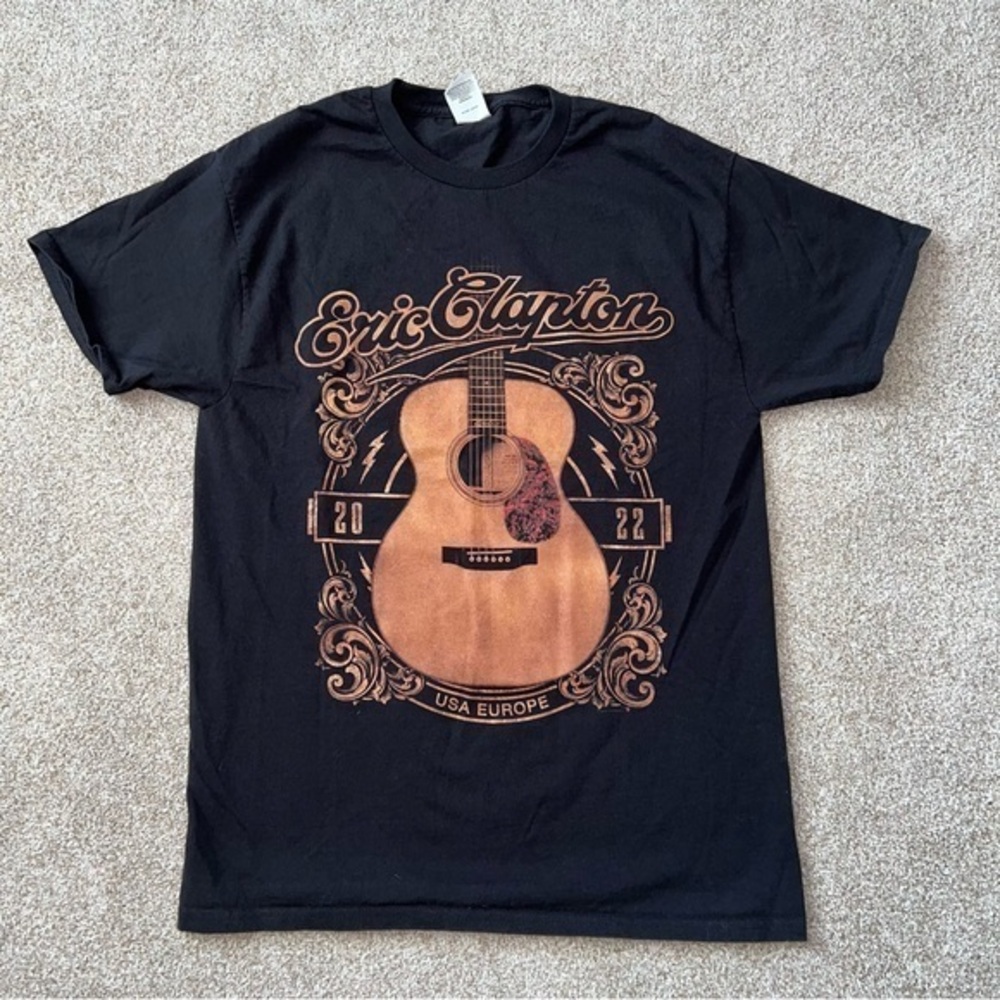 Hanes Eric Clapton‎ 2022 USA-Europe Tour T-shirt Size Medium